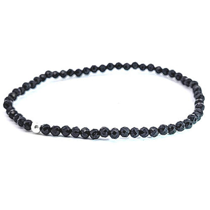 Turmalin schwarz Armband facettiert  - 1