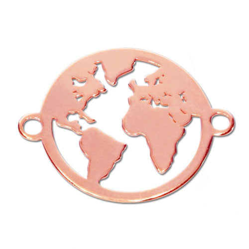 Welt Silberelement rosé vergoldet  - 1